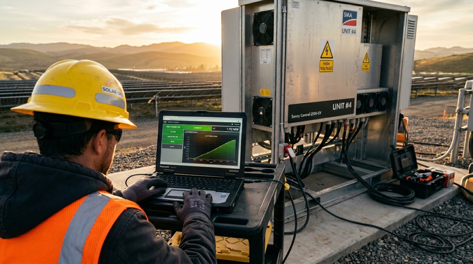 Commissioning electrical work