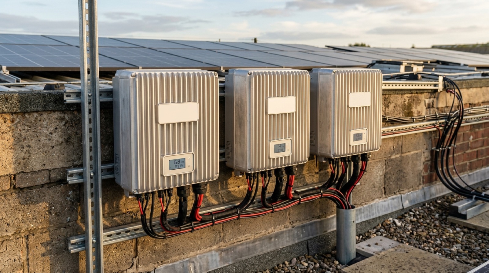 Hybrid string inverters